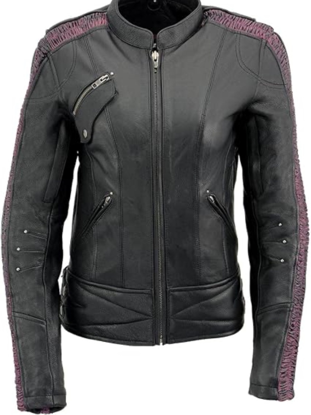 Milwaukee Leather Embossed Embroidered Phoenix Jacket